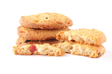 Homemade dry fruit cookies,