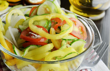 fresh vegetable salad