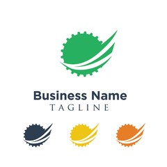 Obraz premium Gear logo icon Vector