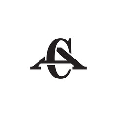 Letter A and C monogram logo