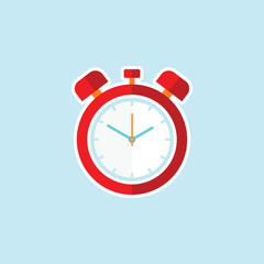 Flat vector icon of Alarm Clock.
