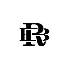 Letter B and R monogram logo