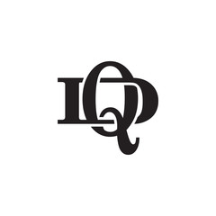 Letter D and Q monogram logo