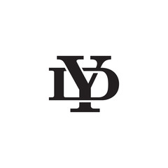 Letter D and Y monogram logo