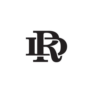 Letter D and R monogram logo
