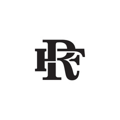 Letter F and R monogram logo
