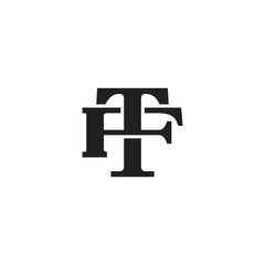 Letter F and T monogram logo