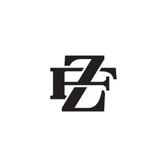 Letter F and Z monogram logo