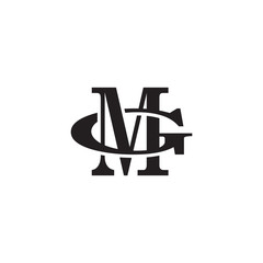 Letter G and M monogram logo