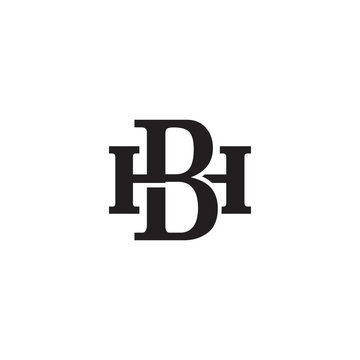 Letter H and B monogram logo