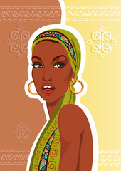  Beautiful black woman.African woman. - 94624030