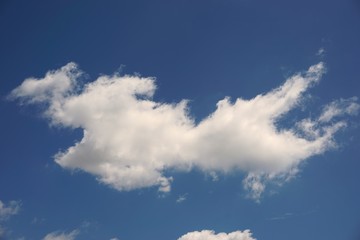 Naklejka na ściany i meble abstract cloud with blue sky