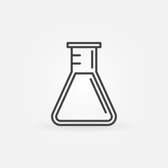 Conical flask icon