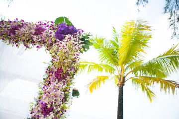 Obraz premium Decorations for wedding ceremony in Thailand