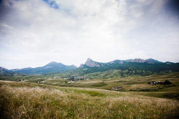 Fototapeta na wymiar view of valley