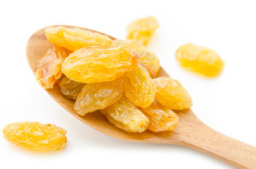 Yellow or gold raisins.