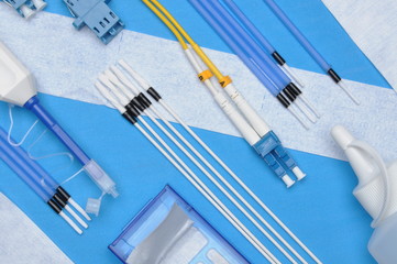 Tools, fiber optic cleaning kit