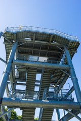 Tsunami refuge tower,Tagonoura Japan