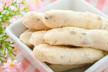 French meringue cookies.