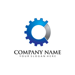 Initial C O Gear Logo icon