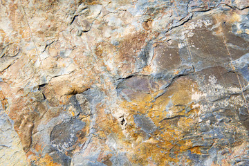 rocks stone and red orange gneiss in the