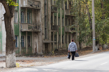 Fototapeta na wymiar The exclusion zone. Karabash. Russia