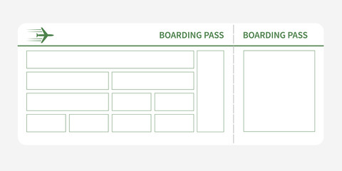 green boarding pass