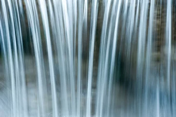 Foto op Plexiglas backgroud of waterfall, waterflow texture © stnazkul