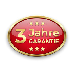 3 Jahre Garantie Siegel