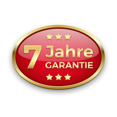7 Jahre Garantie Siegel