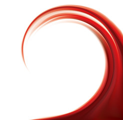 Vector swirling red backdrop. Juice of red fruits