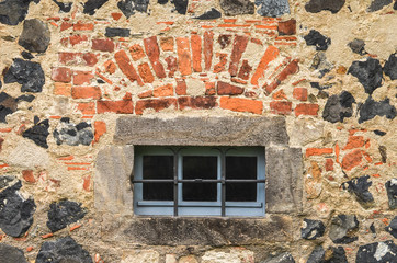 Gebäudeteil Fenster einer Burg