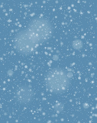 Seamless snowfall background