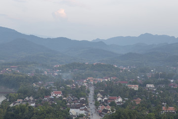 The highly visible Luang Prabang, Laos.