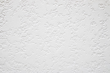White plaster walls unevenness style