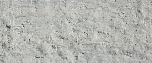 White Ancient Rough Bumpy Brick Wall Background