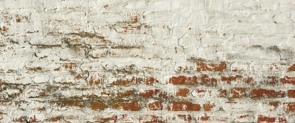 Medieval Fortress Brick White Red Wall Rough Grunge Texture