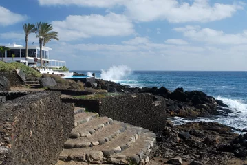 Fotobehang Lanzarote - Apartment on the ocean © Sonique Sternal