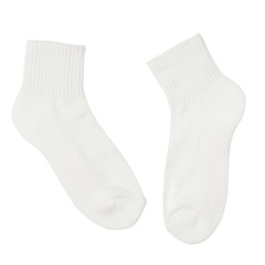 White Socks isolated on white background