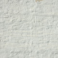 White Plastered Brick Wall Rectangle Texture