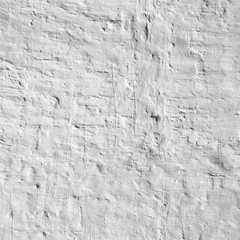 Old Whitewashed Plasterd Brick Wall Rectangle White Texture