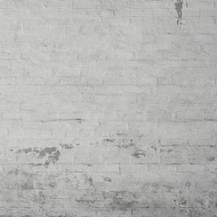 White Plastered Brick Wall Rectangle Texture