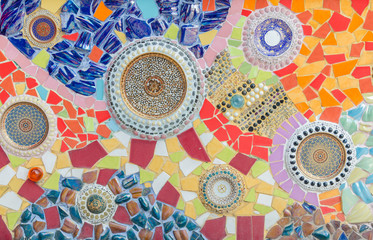 Art mosaic glass