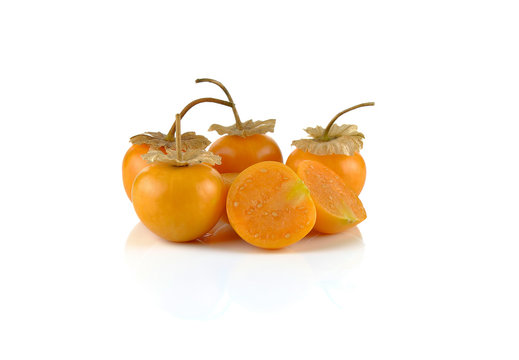 Physalis on a white background