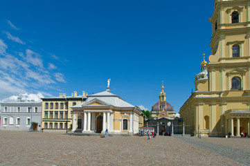 Naklejka premium Boat house of Peter the Great