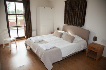 Bedroom in a new house