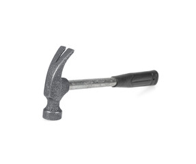Iron hammer isolated on white background.