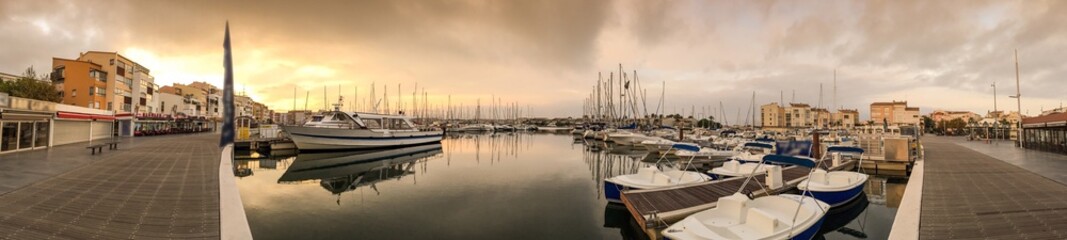 Fototapeta premium Port du Cap d'Agde, Languedoc