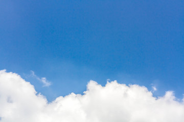 Beautiful sky and cloud at sunny day