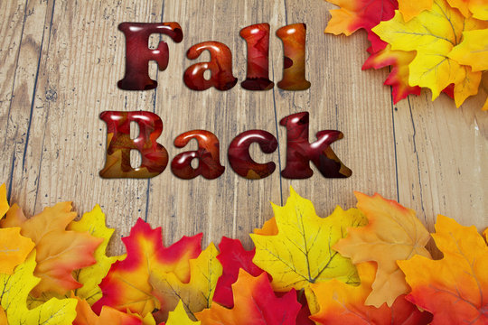 Fall Back with Fall Leaves